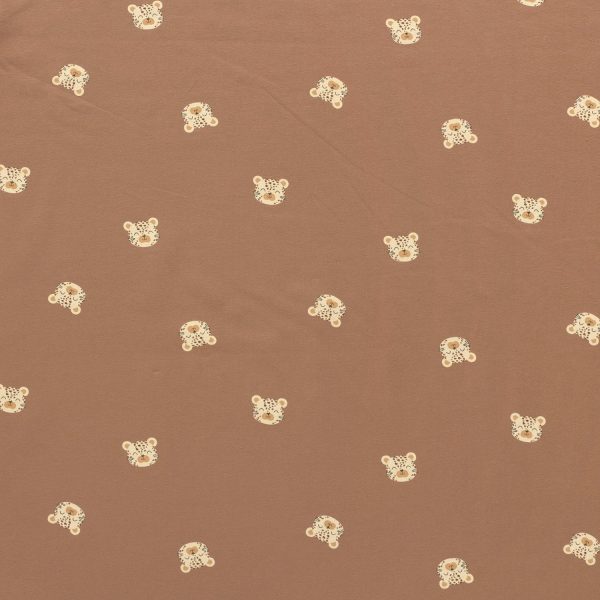 Jersey met panterkopjes