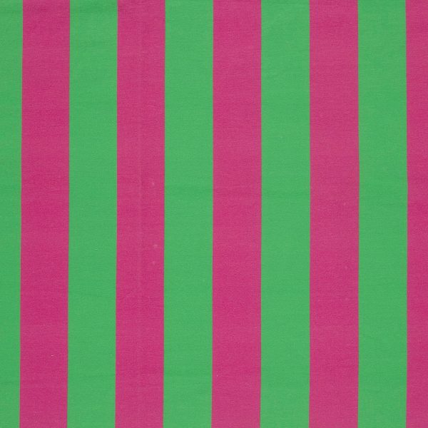 Frenchterry strepen groen roze