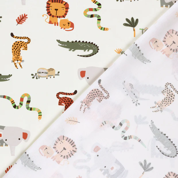 Katoen zoo diertjes - Afbeelding 2