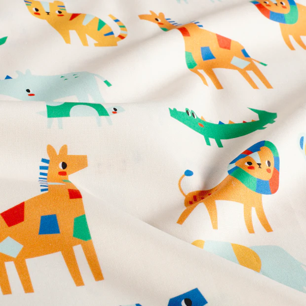 Katoen vrolijke diertjes - Afbeelding 3
