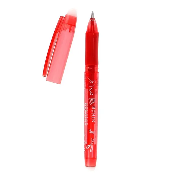 Bohin thermogevoelige pen rood.