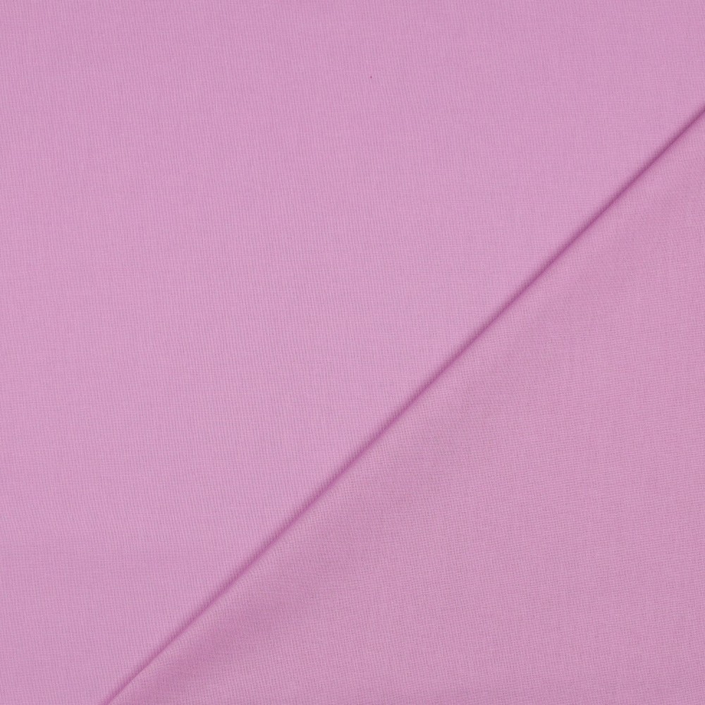 Katoen poplin effen Roze Lila