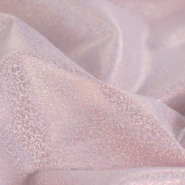 Glans denim lichtroze