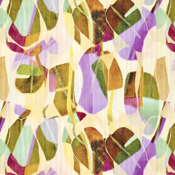 Viscose Soft Meadow Abstract