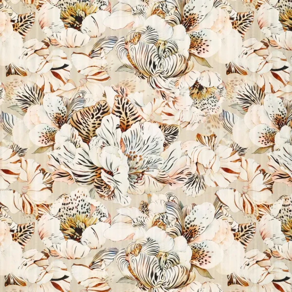 Viscose wild blossom elegance