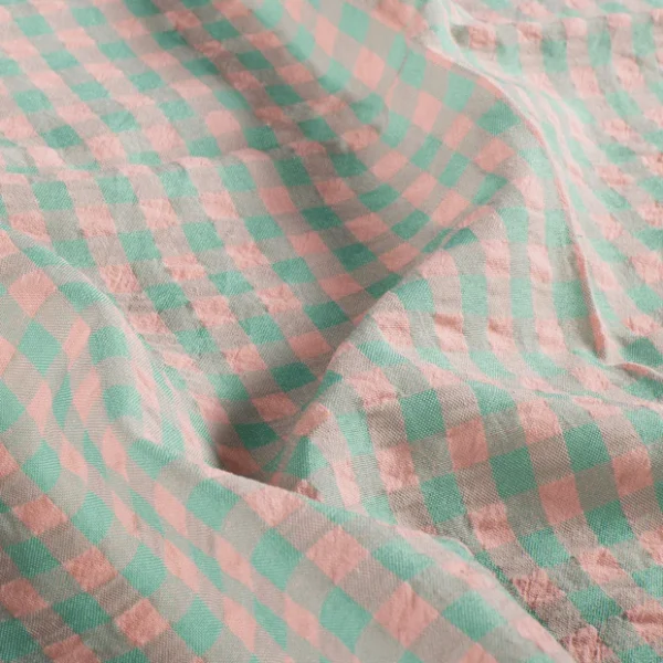 Seersucker Pastel Check