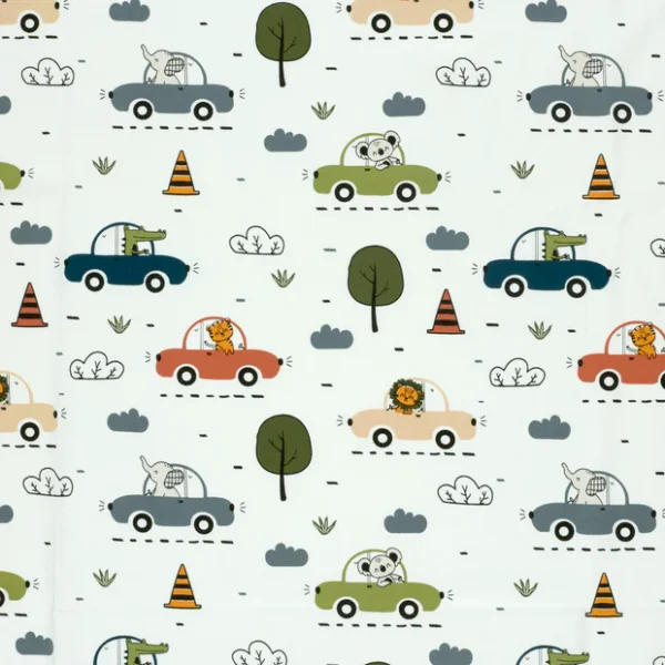 Katoenen jersey Little Road Trip