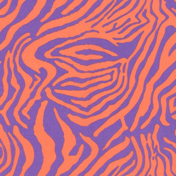 Katoen satijn Electric Zebra