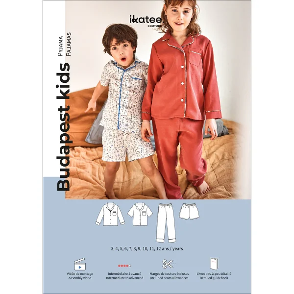 Ikatee Budapest kids pyama