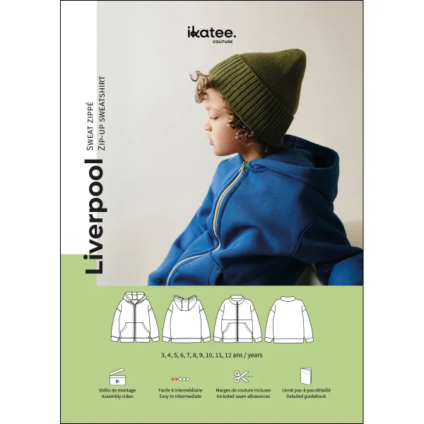 Ikatee Liverpool zip up sweater