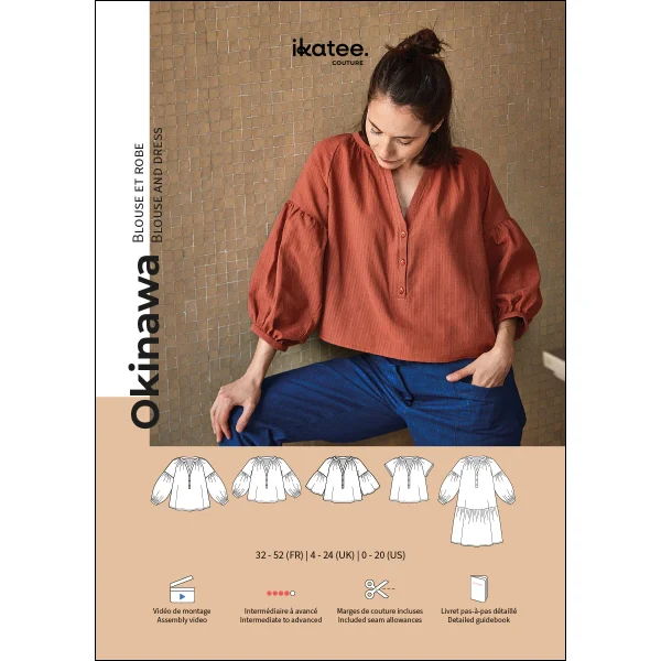 Ikatee Okinawa blouse