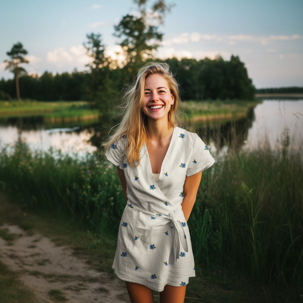 Hydrofiel geborduurd fruit Afbeelding 6