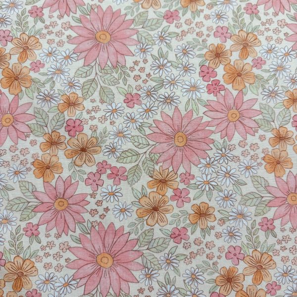 Soft petal flowers linnen