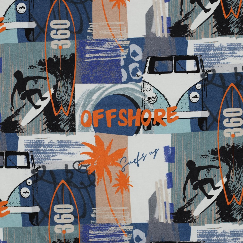 Offshore beach katoenen jersey