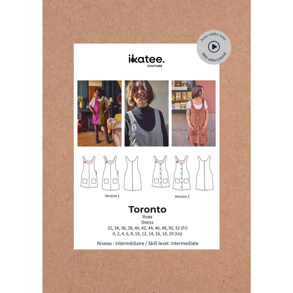 Ikatee Toronto pinafore jurk