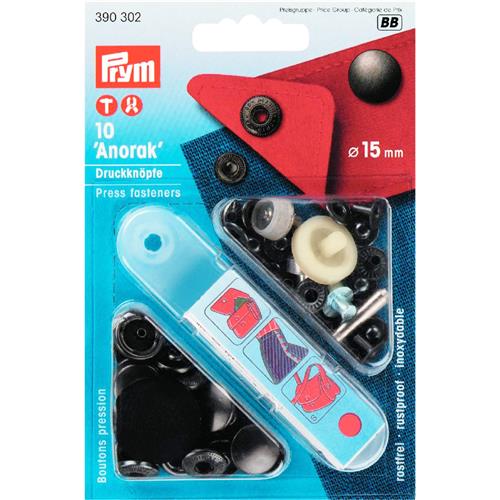 Prym Anorak Drukknopen Gebronsd 15mm