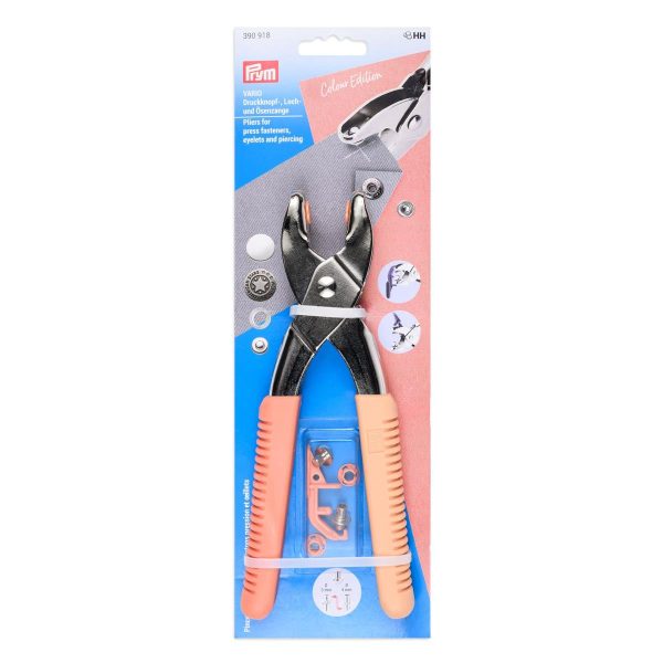 Prym Variotang met ponsmatrijzen – Abrikoos