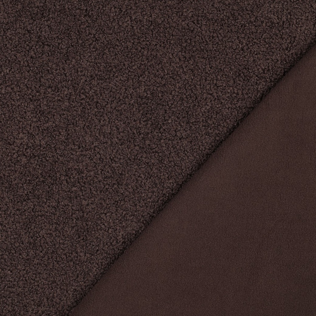 Teddy Fleece Dubbelzijdig Bruin