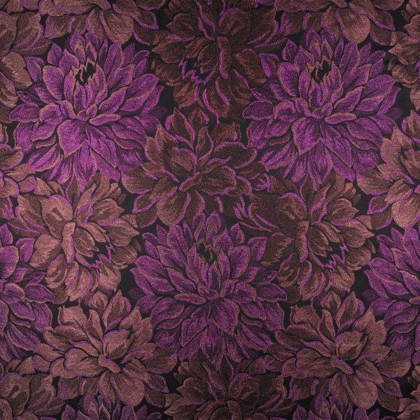 Jacquard Purple Noir