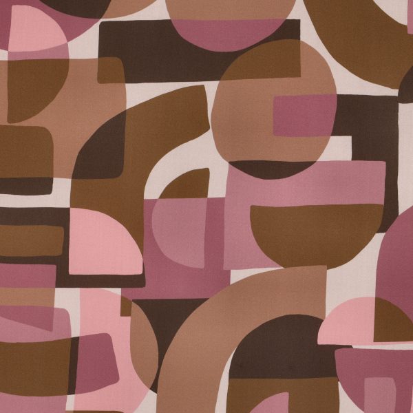 Lenzing Ecovero viscose Retro Shapes Warm Blush
