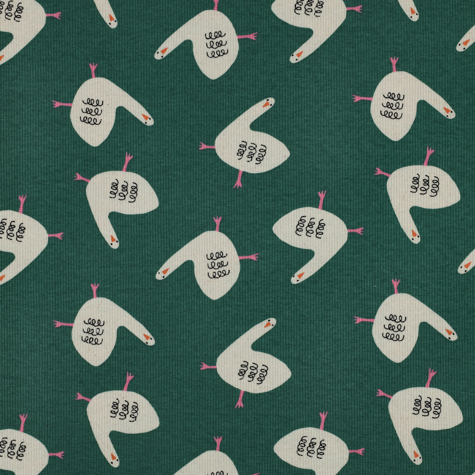 Jennifer Bouron Ribjersey Ganzen Groen/Roze