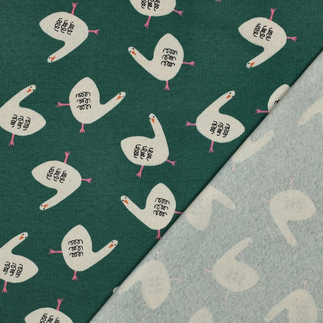 Jennifer Bouron Ribjersey Ganzen Groen/Roze Afbeelding 4