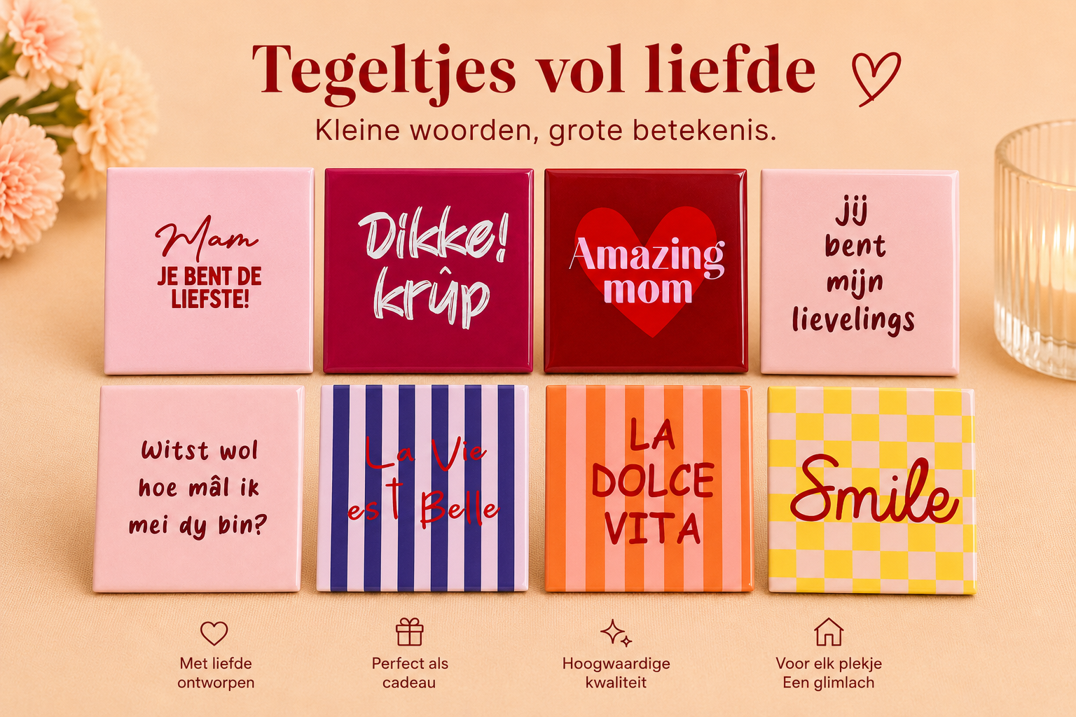 Tegeltjes vol liefde