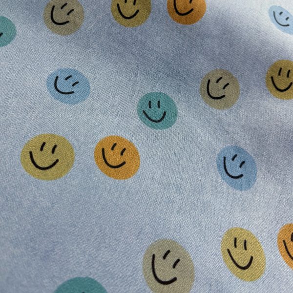 Leff Happy Smiley Dots Denim Ft