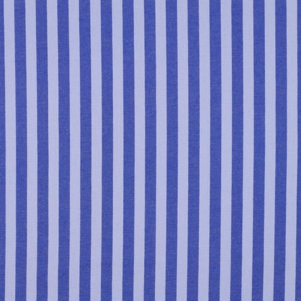 Yarn Dyed Katoen Classic Stripe Cobalt