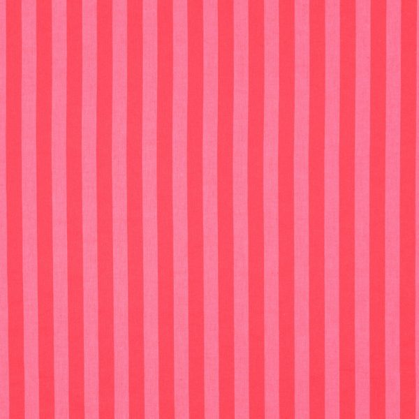 Yarn Dyed Katoen Classic Stripe Coral Pink