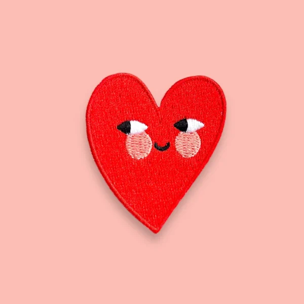 Lachend Hartje Patch – HejPatches