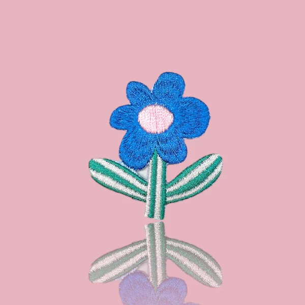 Bloem met Streepjes Patch – HejPatches