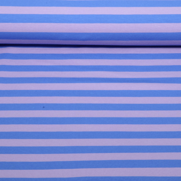 Bio Strepen Jersey Blauw Paars