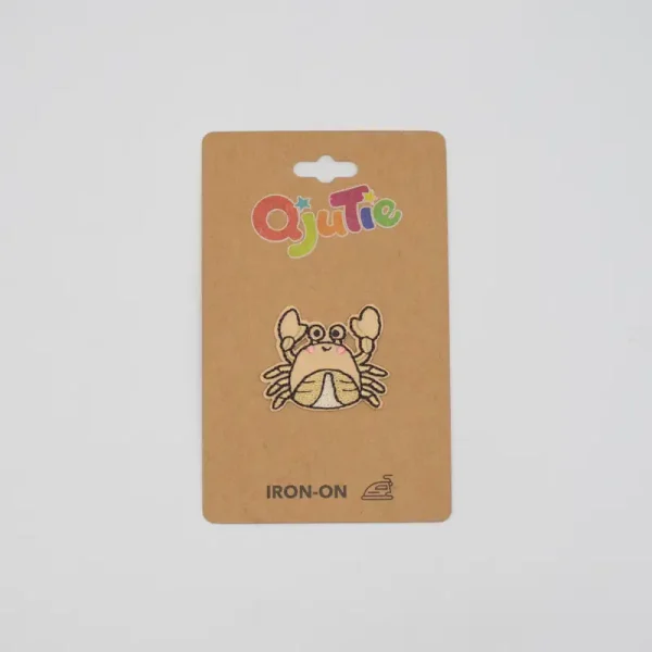 Qjutie Strijkbare Patch – Krab