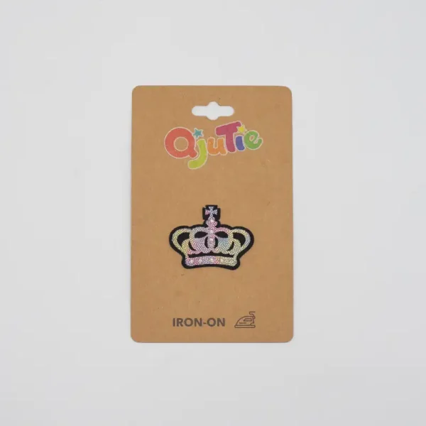 Qjutie Strijkbare Patch   Kroon