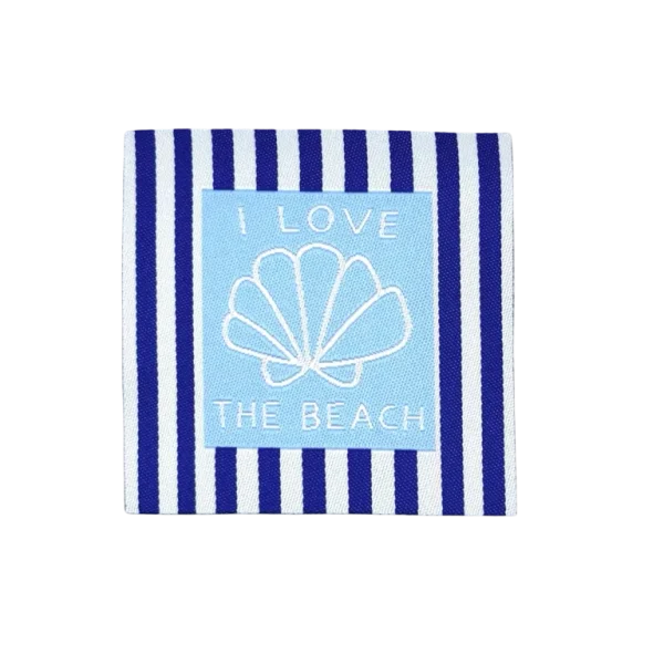 I Love the Beach label Loop&Label