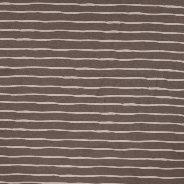 Stripes Taupe Jersey