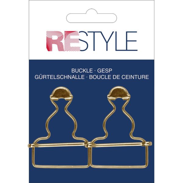 Restyle Gesp 35mm Goudkleurig