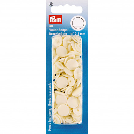 Prym color snaps drukknopen 12,4mm cream