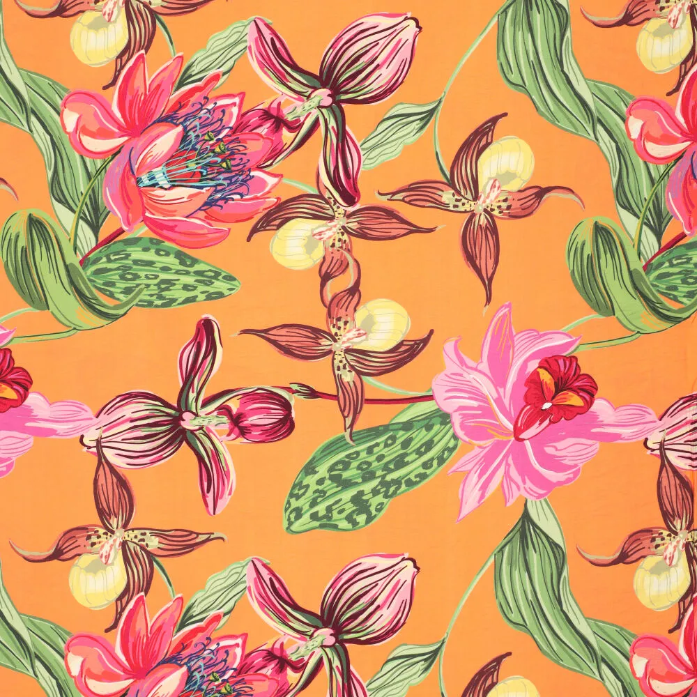 Viscose Twill Camiguin Orange