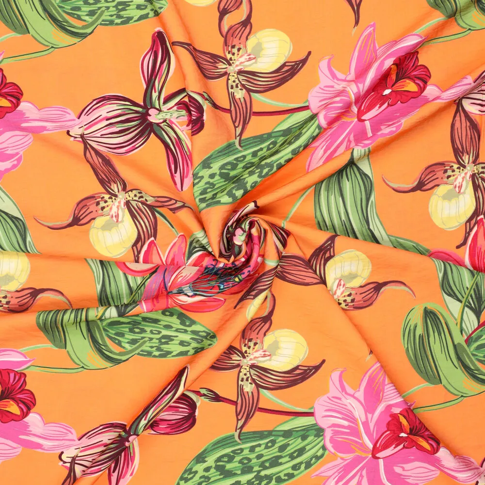 Viscose Twill Camiguin Orange Afbeelding 2