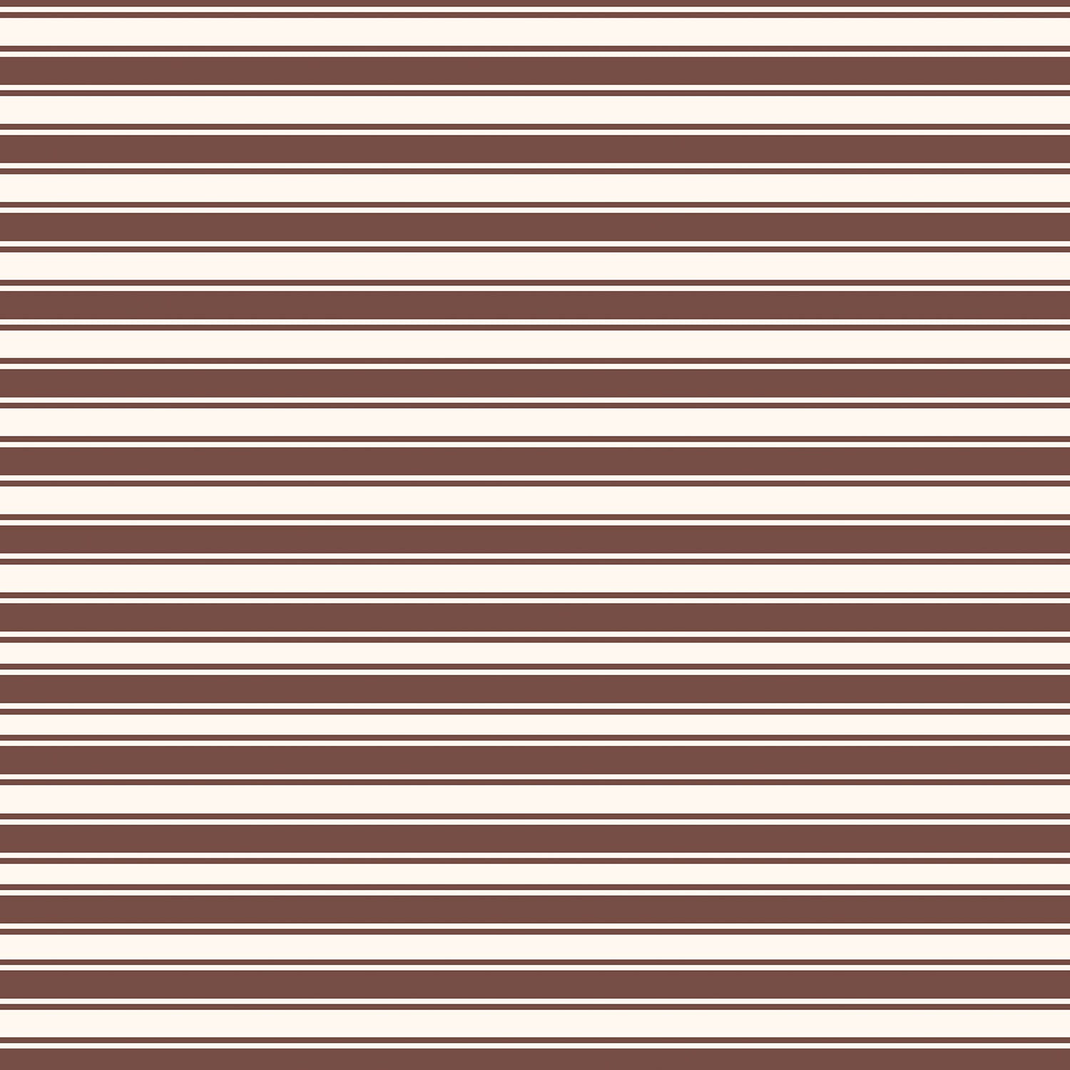 Katoenen Jersey Brique Stripes