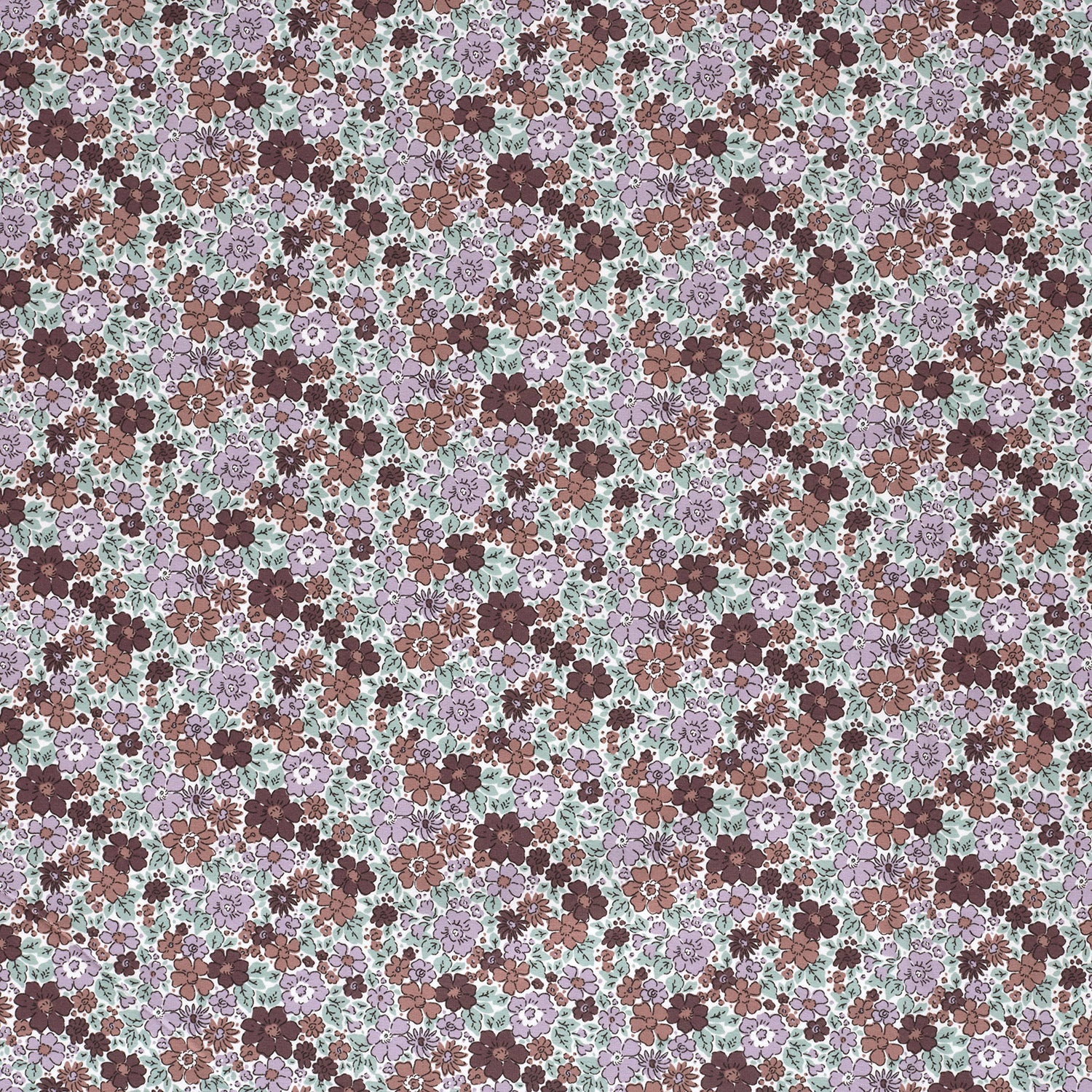 Lavender Meadow katoenen jersey Afbeelding 2