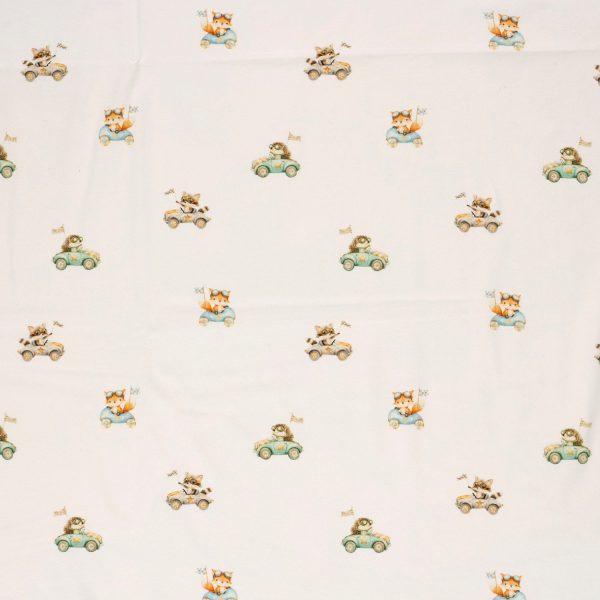 Katoenen Jersey Little Racers