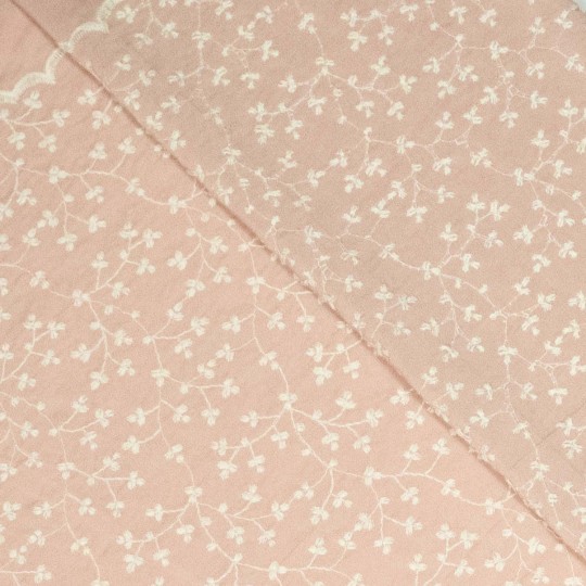 Blush Blossom viscose Embroidery