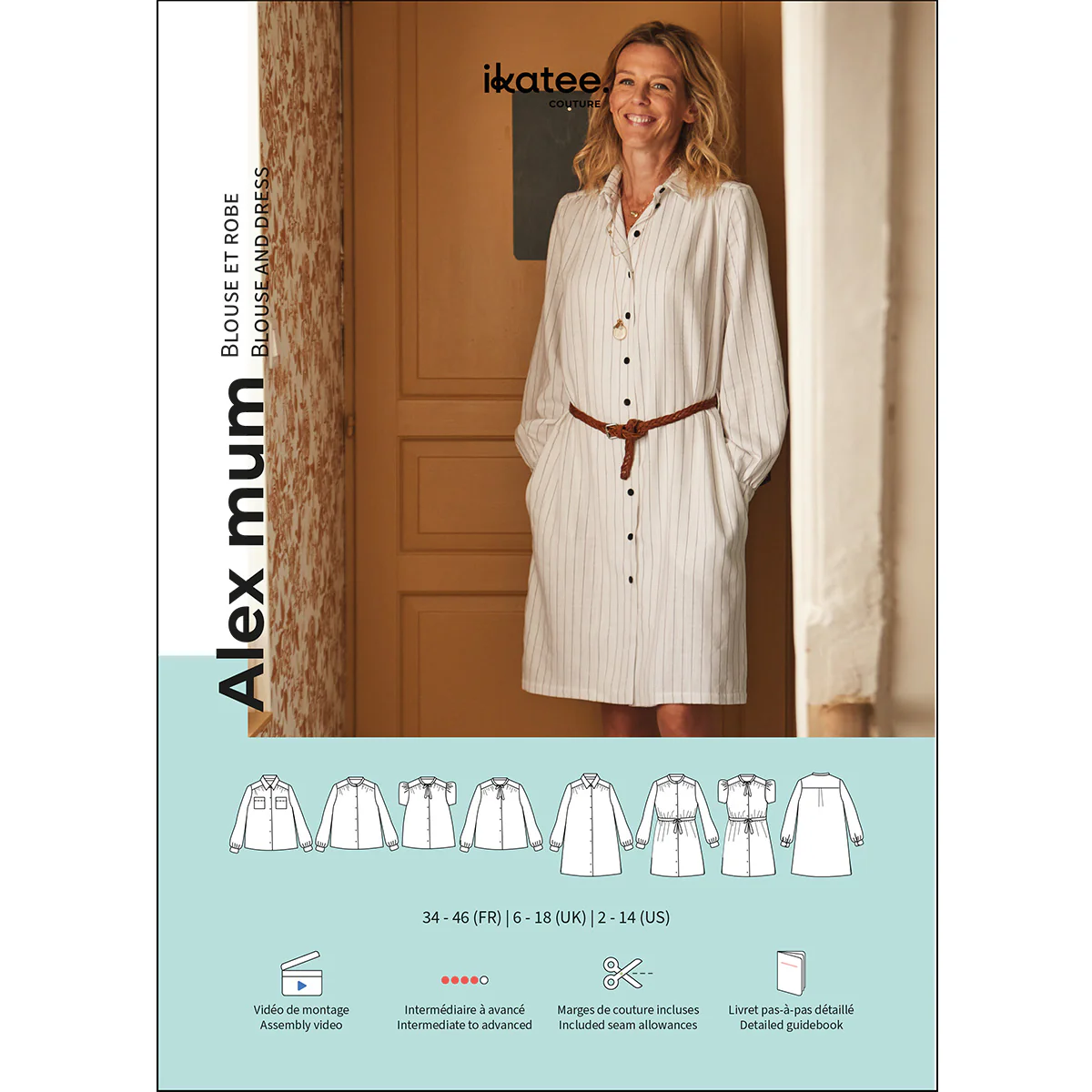 Alex Mum blouse of jurk Ikatee