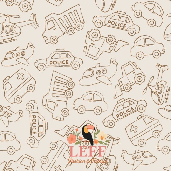 Leff’s Beige Voertuigen jersey