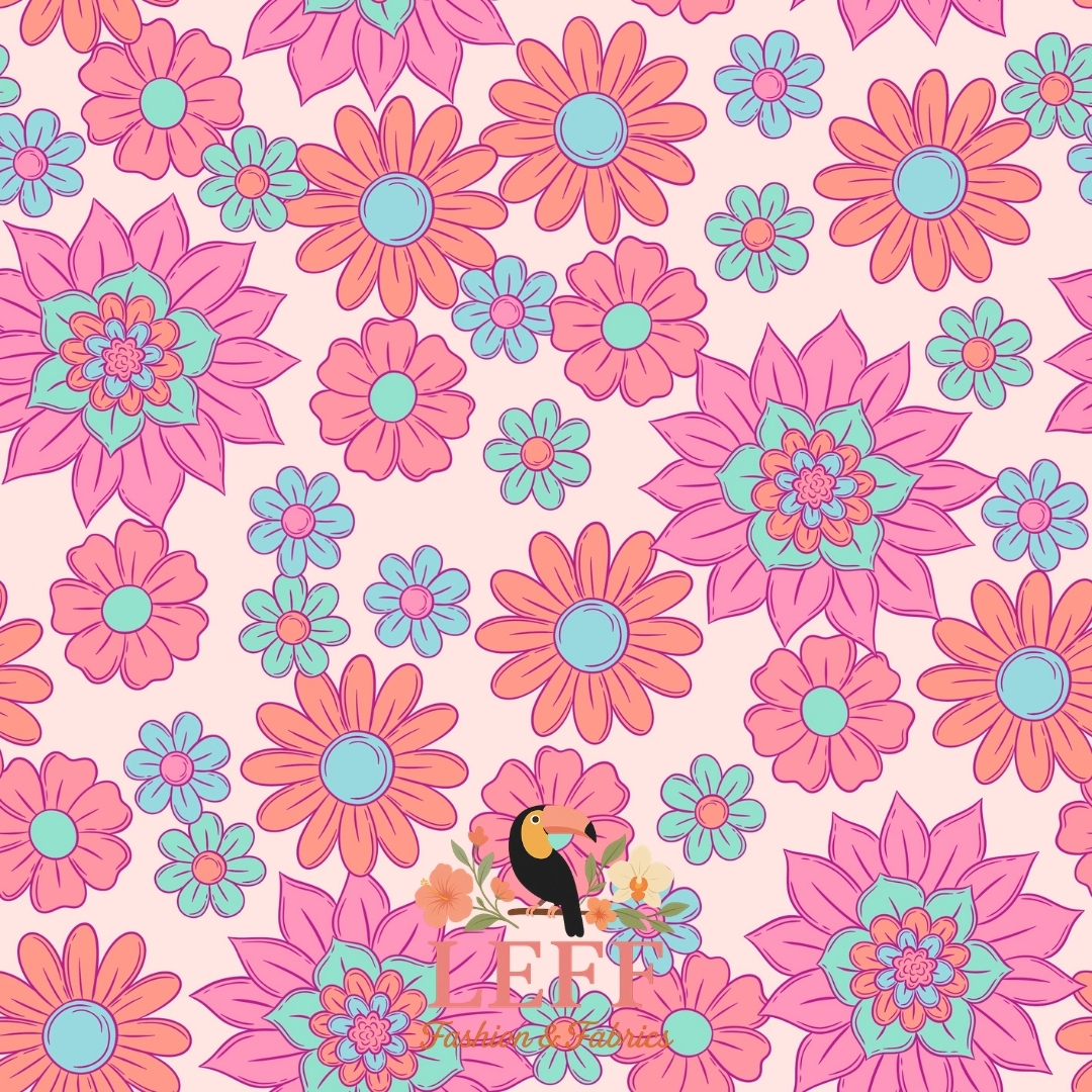 Leff's Flower Power Frenchterry