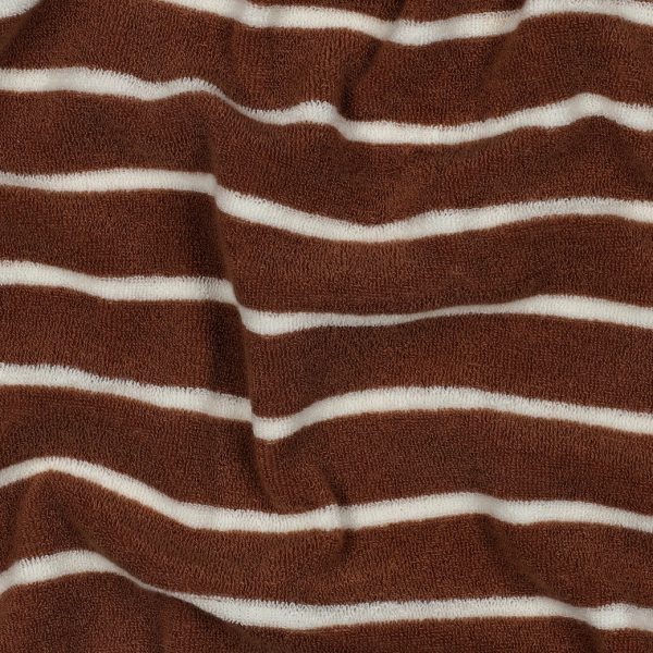 Camel Stripe Stretch Terry 🧸🤎