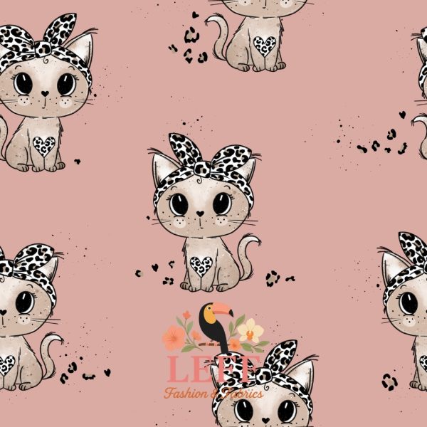 Leff’s Leopard Kitty French Terry 🐱🖤🎀
